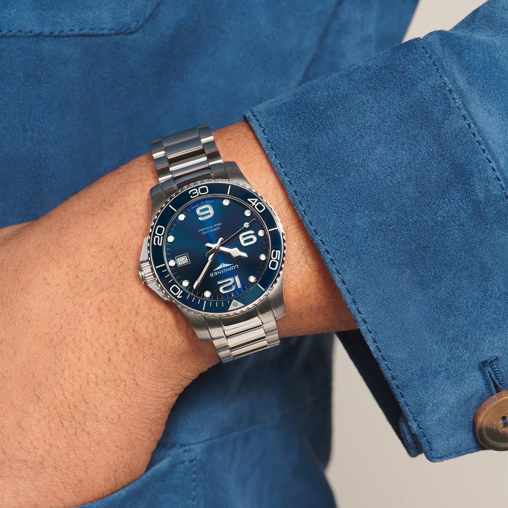 Longines Hydro Conquest Blue Dial Watch L3.780.4.96.6