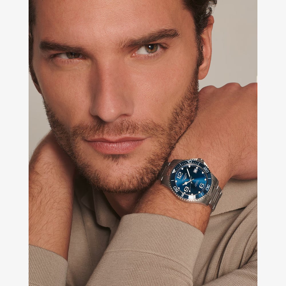 Longines Hydro Conquest Blue Dial Watch L3.780.4.96.6