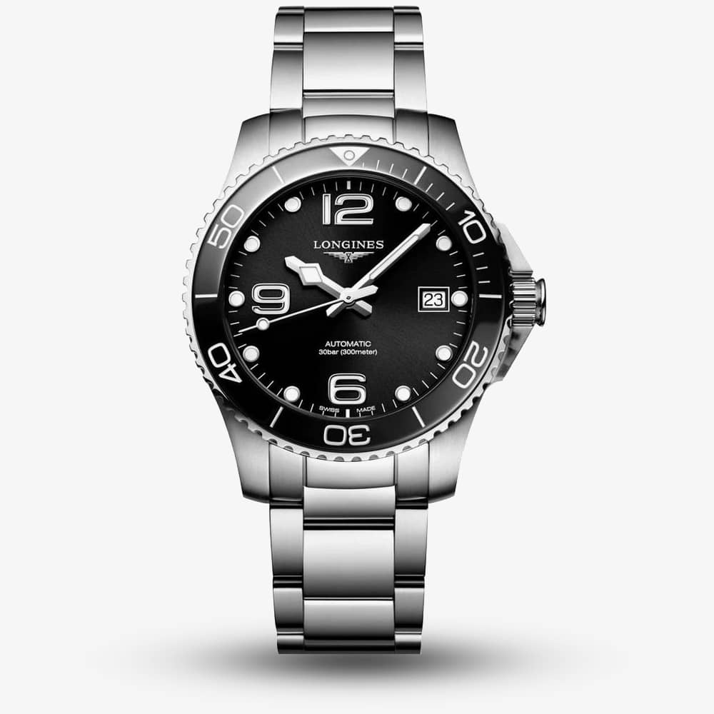 House of Watches - Longines Hydro Conquest Black Dial Watch L3.780.4.56.6