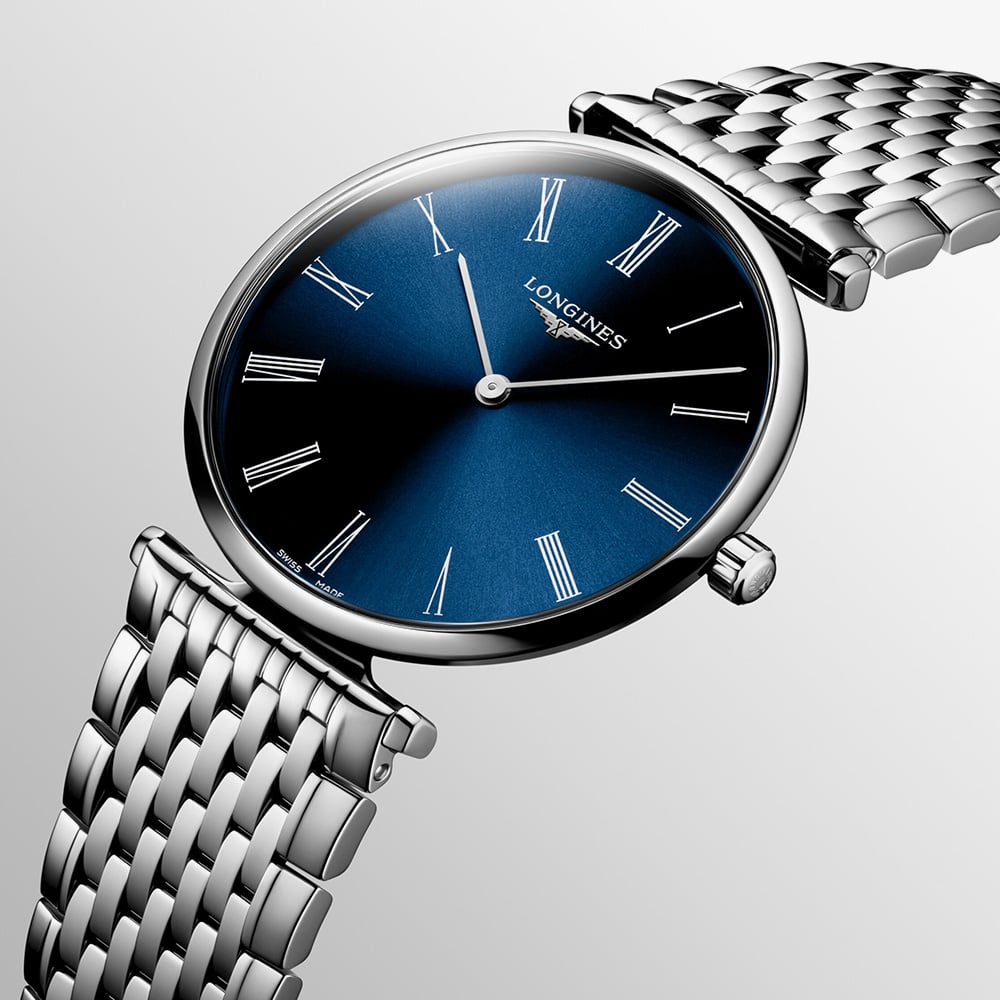 Longines Ladies La Grande Blue Dial Watch L4.866.4.94.6