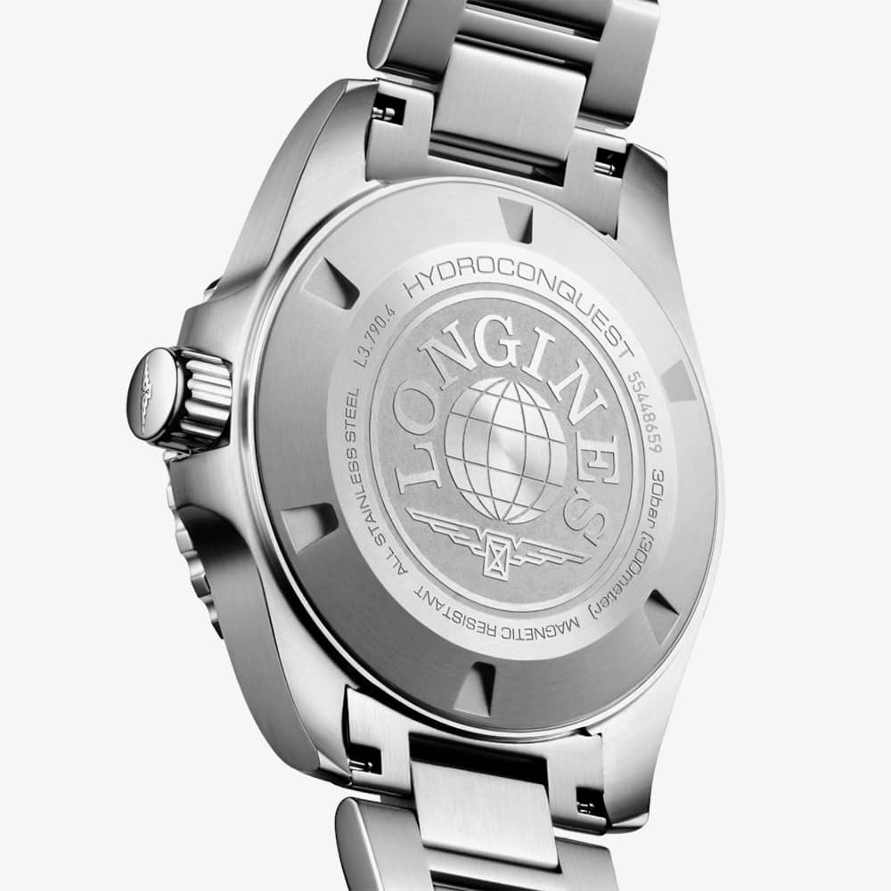 Longines Hydroconquest Automatic GMT Watch L3.790.4.56.6