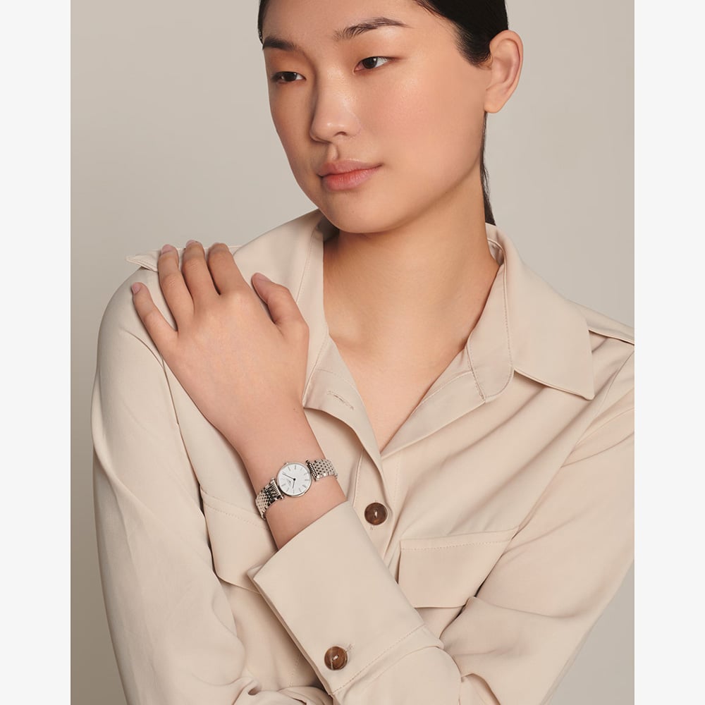 Longines Ladies La Grande Classique White Dial Bracelet Watch L4.209.4.11.6