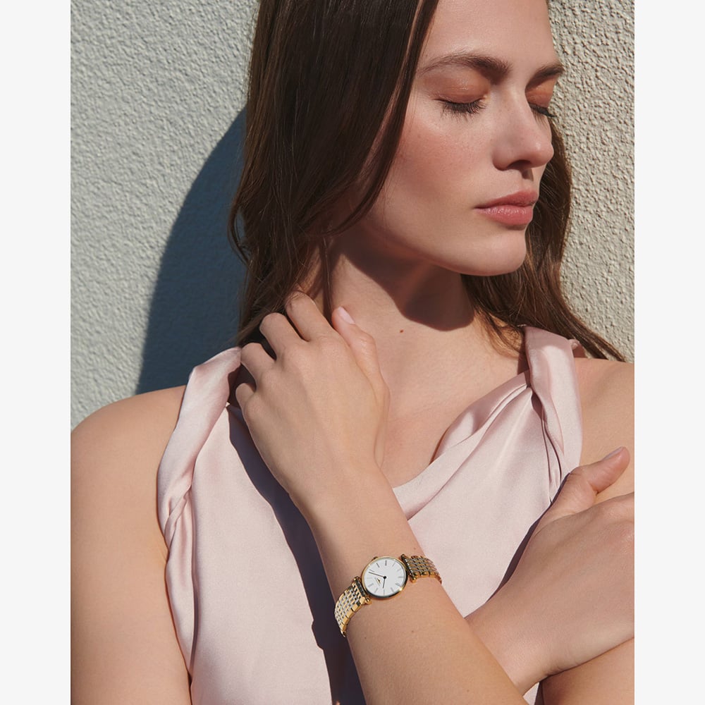 Longines Ladies La Grande Classique White Dial Two Colour Bracelet Watch L4.209.2.11.7