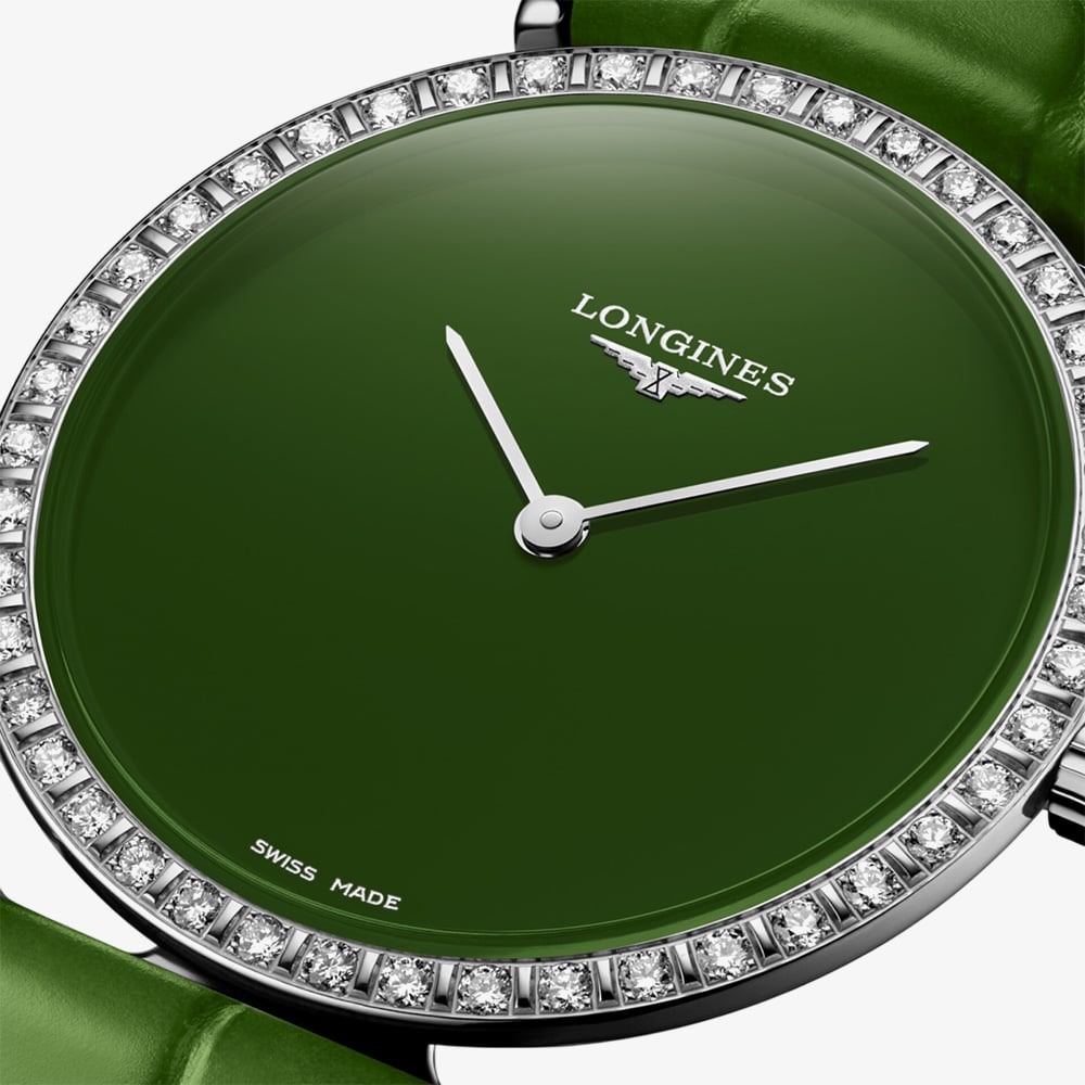 Longines Ladies La Grande Classique Green Watch L4.523.0.60.2