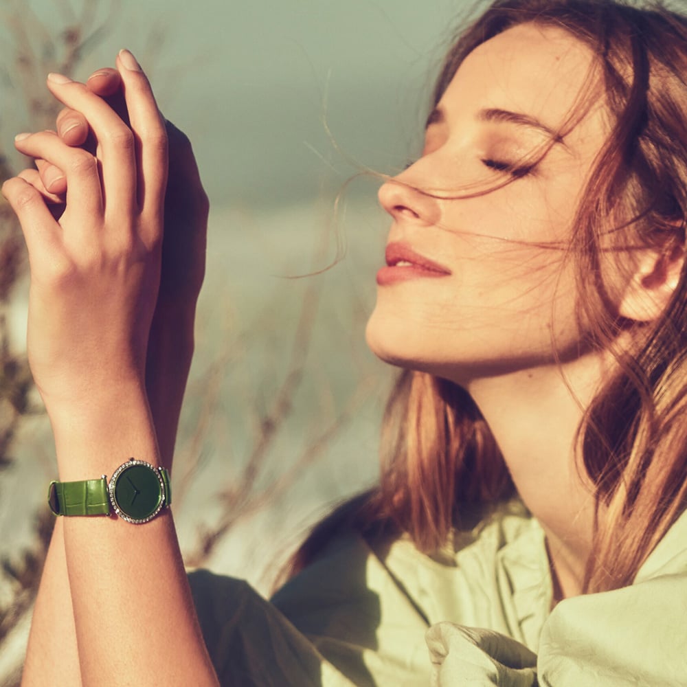 Longines Ladies La Grande Classique Green Watch L4.523.0.60.2