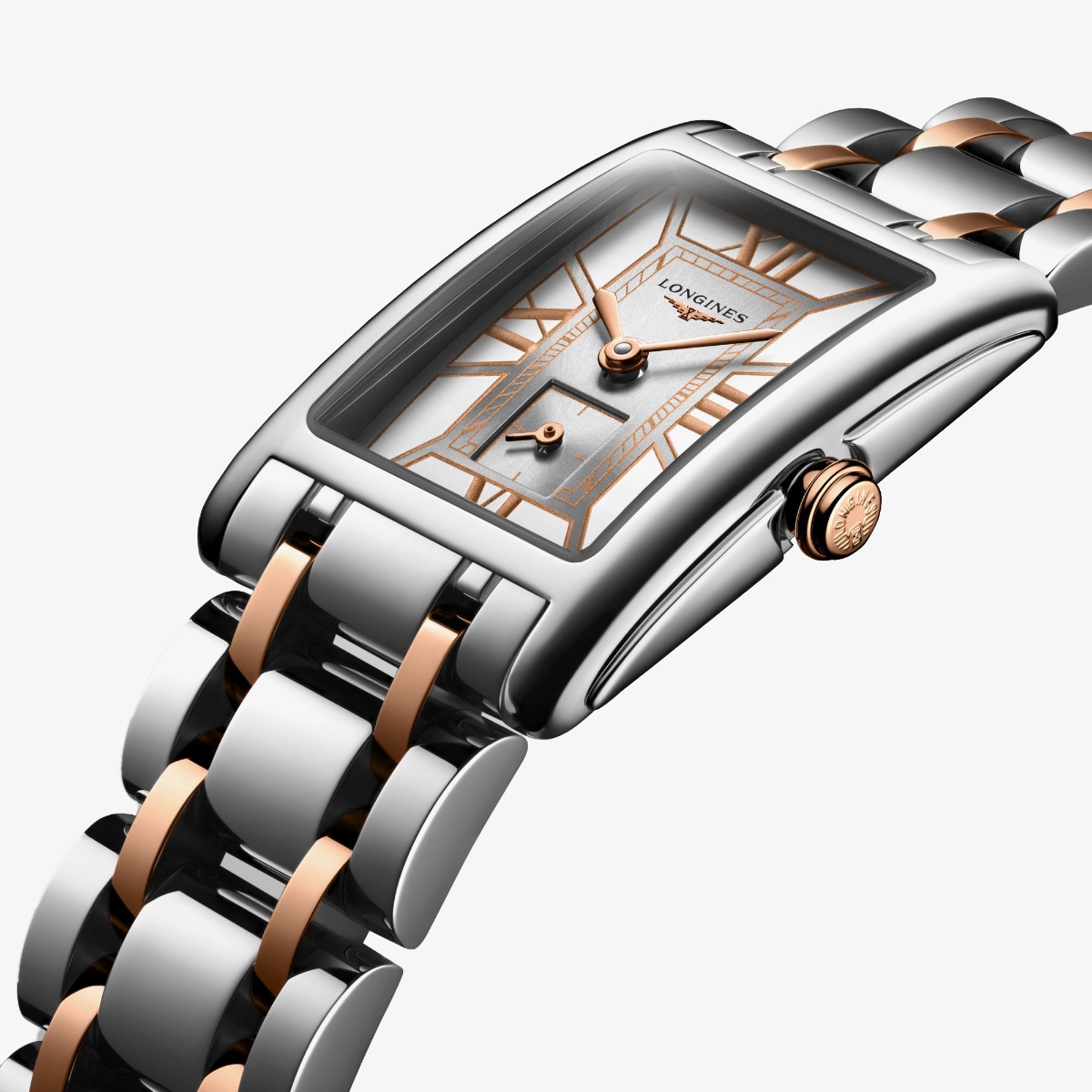 Longines Ladies Dolcevita Rose Gold Plated Watch L5.255.5.75.7