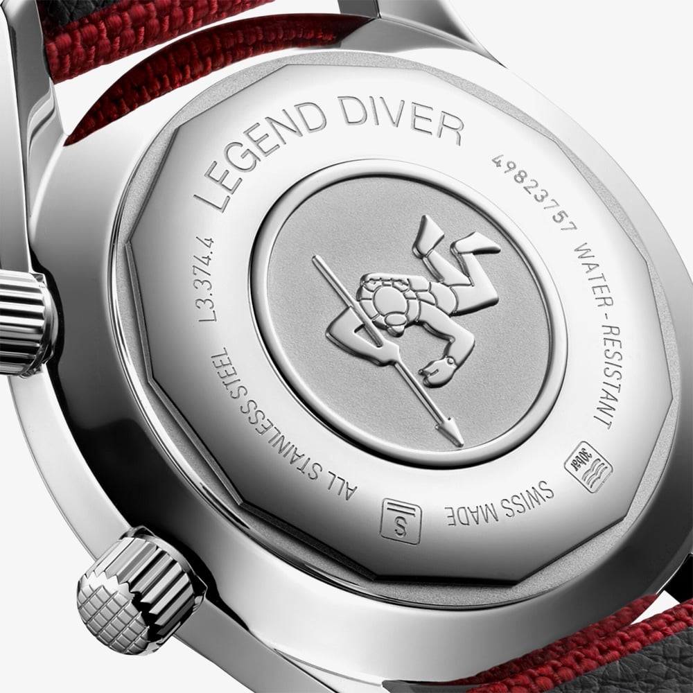 Longines Ladies Legend Diver Automatic Watch L3.374.4.40.2