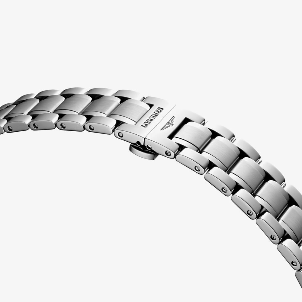 Longines Ladies Master 34mm Mother Of Pearl Dial Watch L2.357.4.87.6