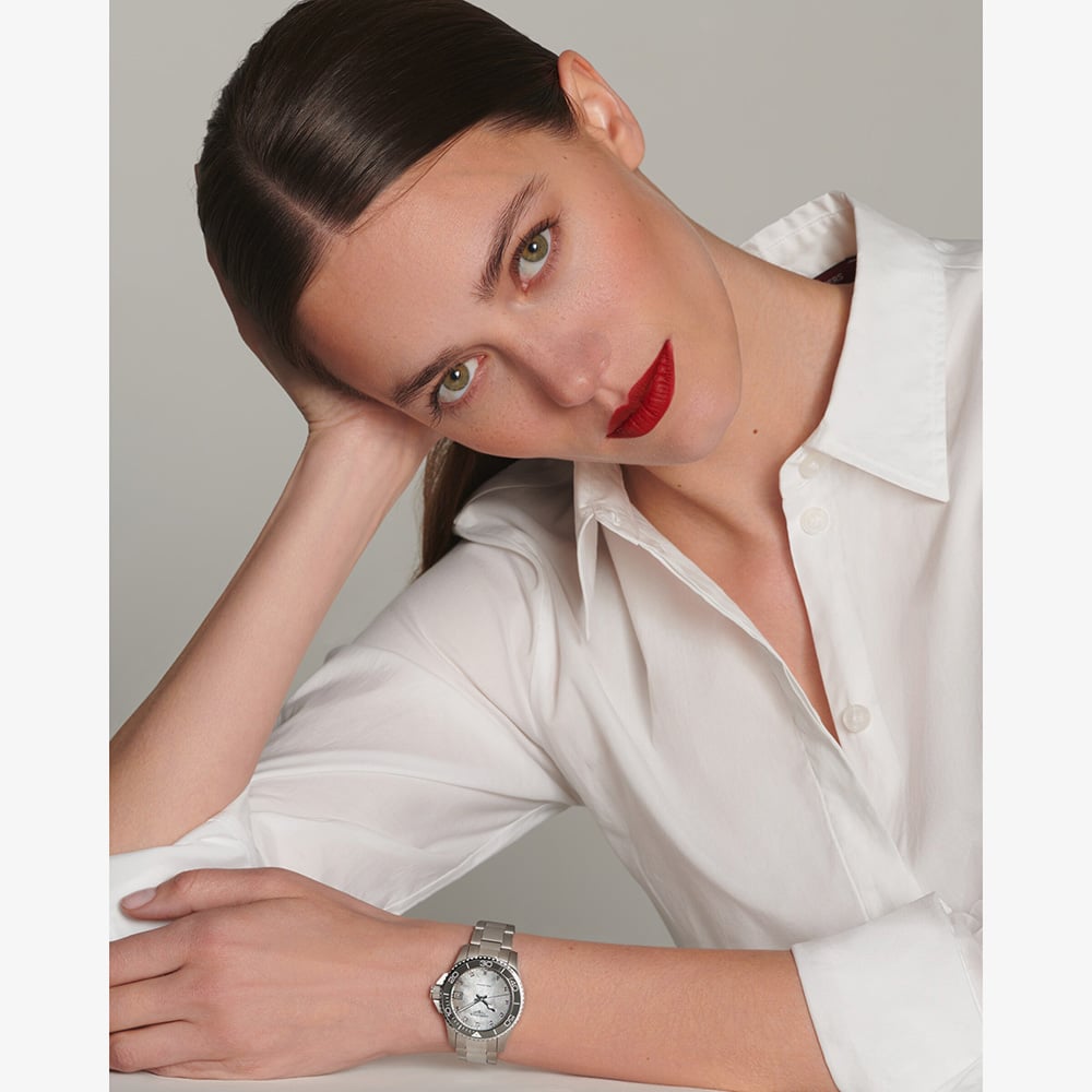 Longines Ladies Hydroconquest Mother Of Pearl Watch L3.370.4.87.6