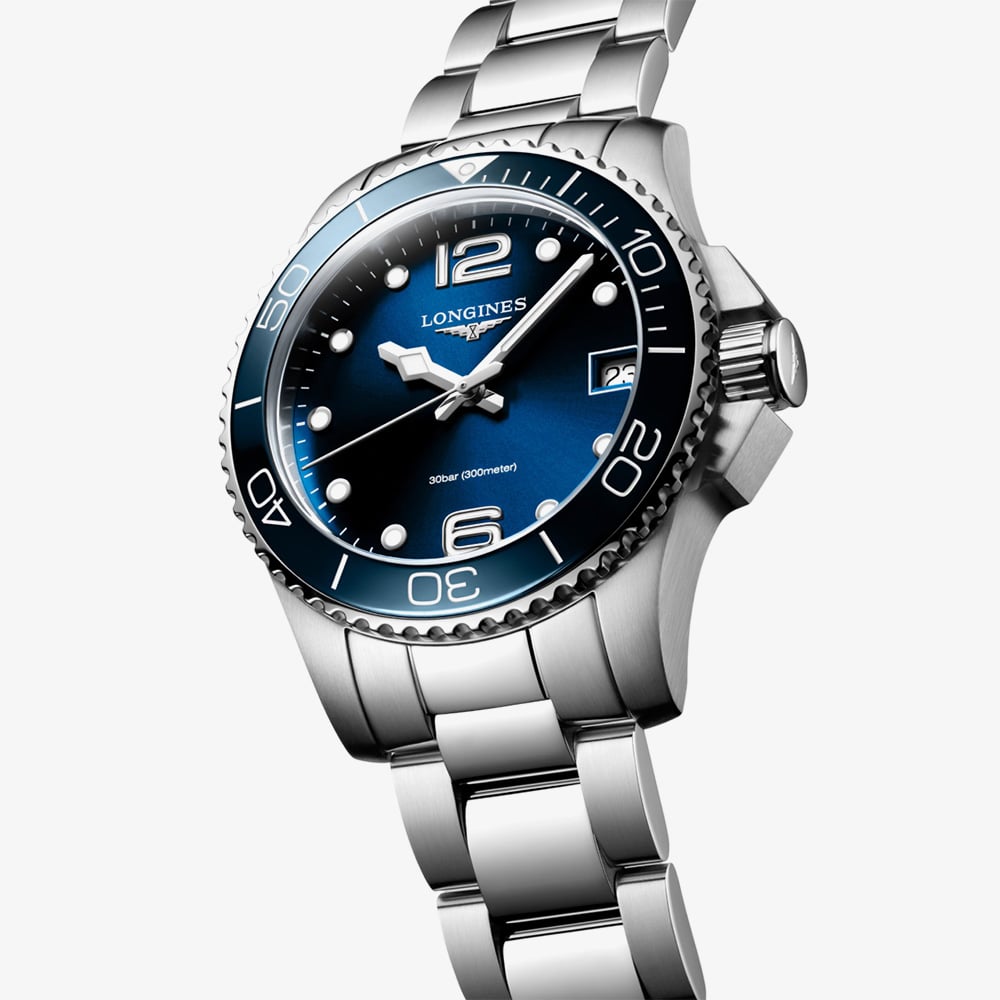 Longines Ladies Hydroconquest Blue Dial Watch L3.370.4.96.6