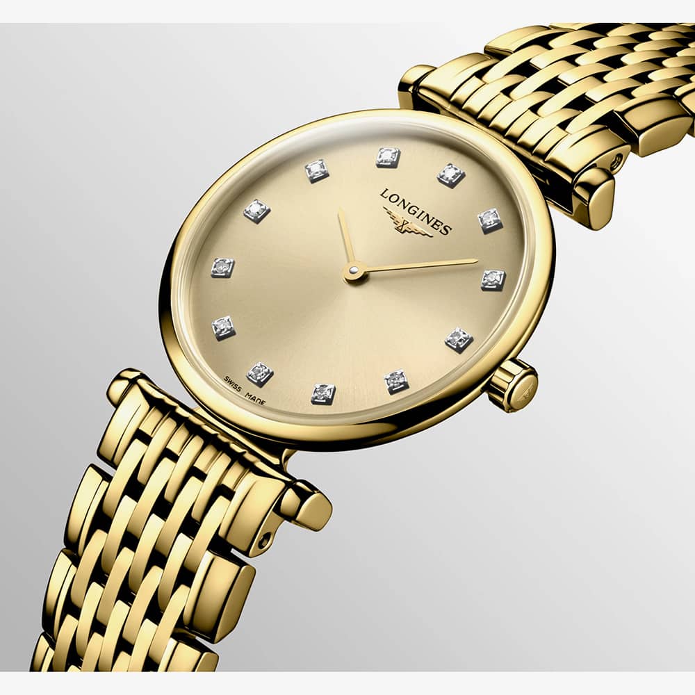 Longines Ladies La Grande Classique Gold Plated Watch L4.209.2.37.8
