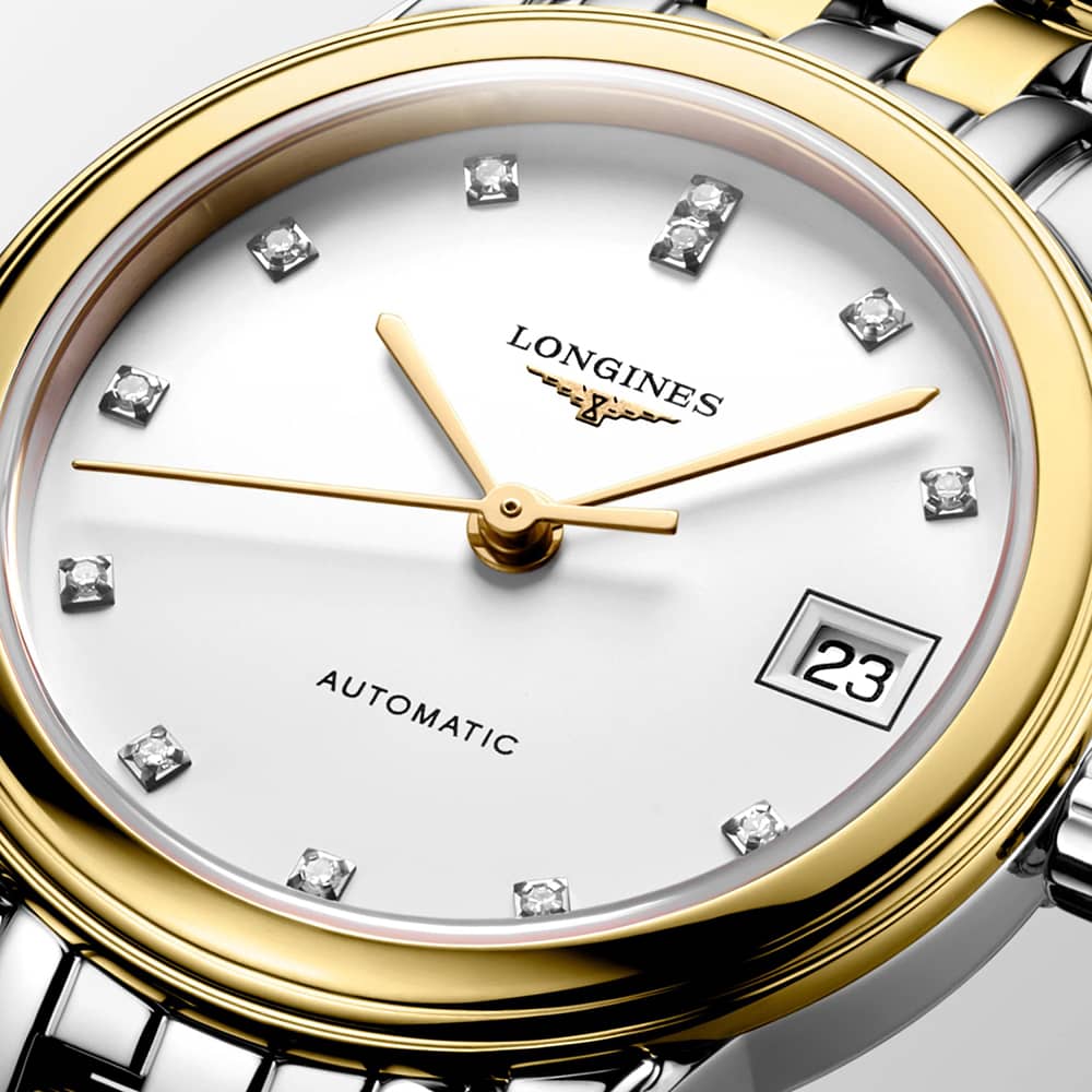 Longines Flagship Two Colour Watch L4.274.3.27.7
