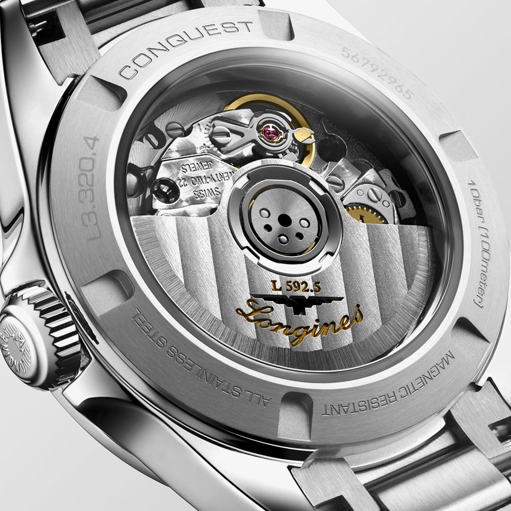 Longines Ladies Conquest Automatic Two Tone Watch L3.320.4.72.6