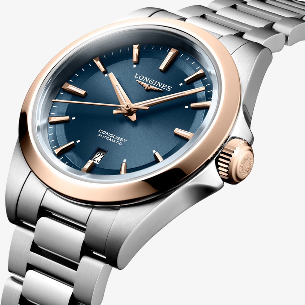 Longines Ladies Conquest Automatic Blue Dial Watch L3.320.5.92.6