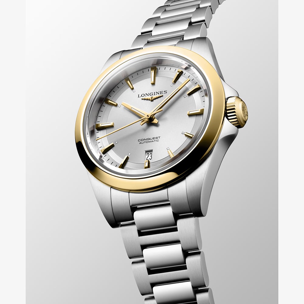 Longines Ladies Conquest Two Colour Bracelet Watch L3.320.5.70.6