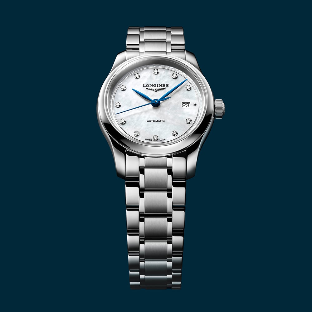 Longines Ladies Master Collection Mother Of Pearl Dial Bracelet Watch L2.449.4.87.6