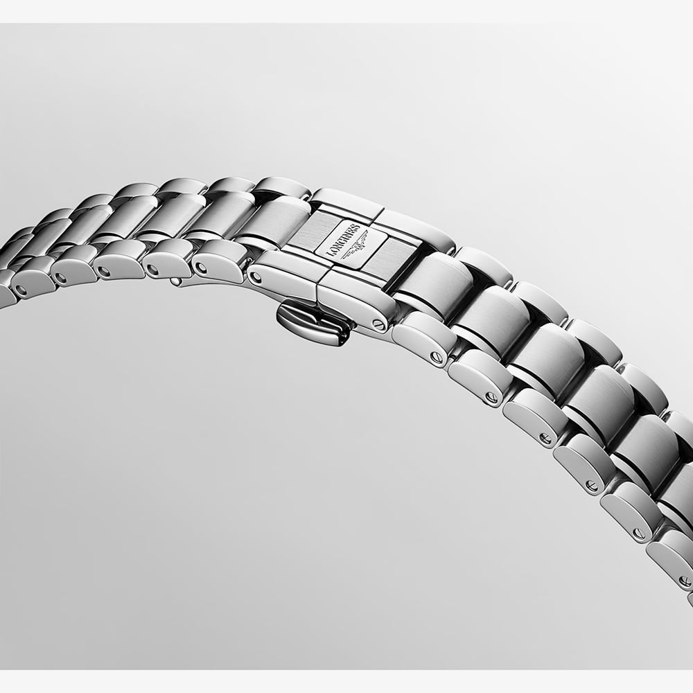 Longines Ladies Master Diamond Blue Dial Bracelet Watch L2.449.4.97.6