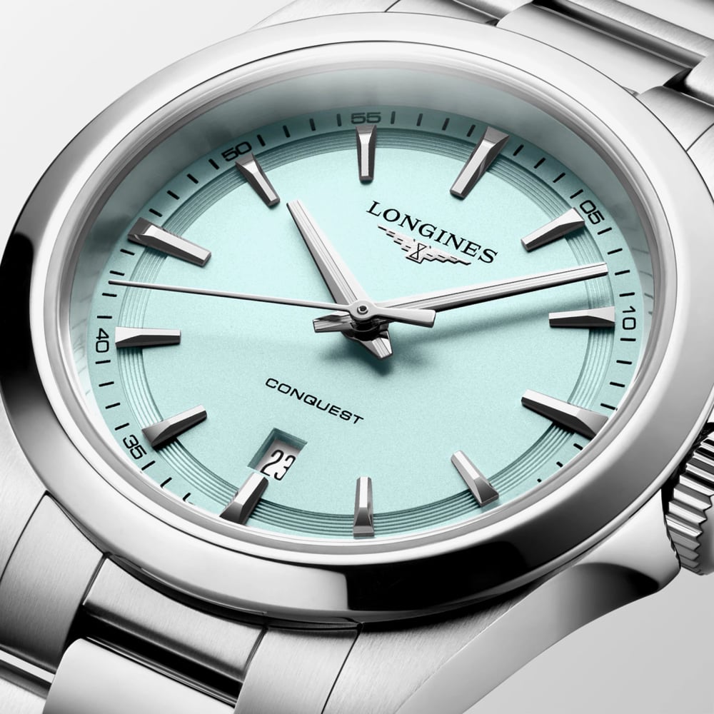 Longines Ladies Conquest Blue Dial Bracelet Watch L3.350.9.42.6
