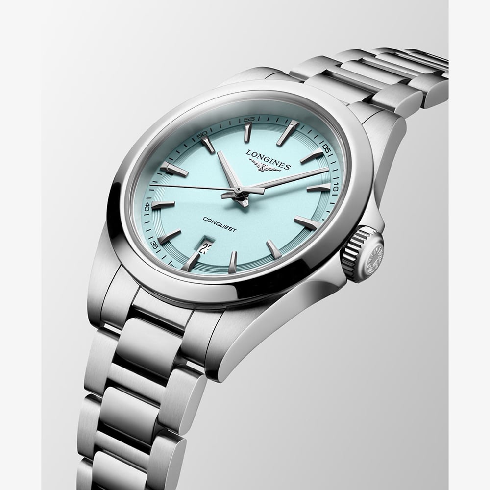 Longines Ladies Conquest Blue Dial Bracelet Watch L3.350.9.42.6