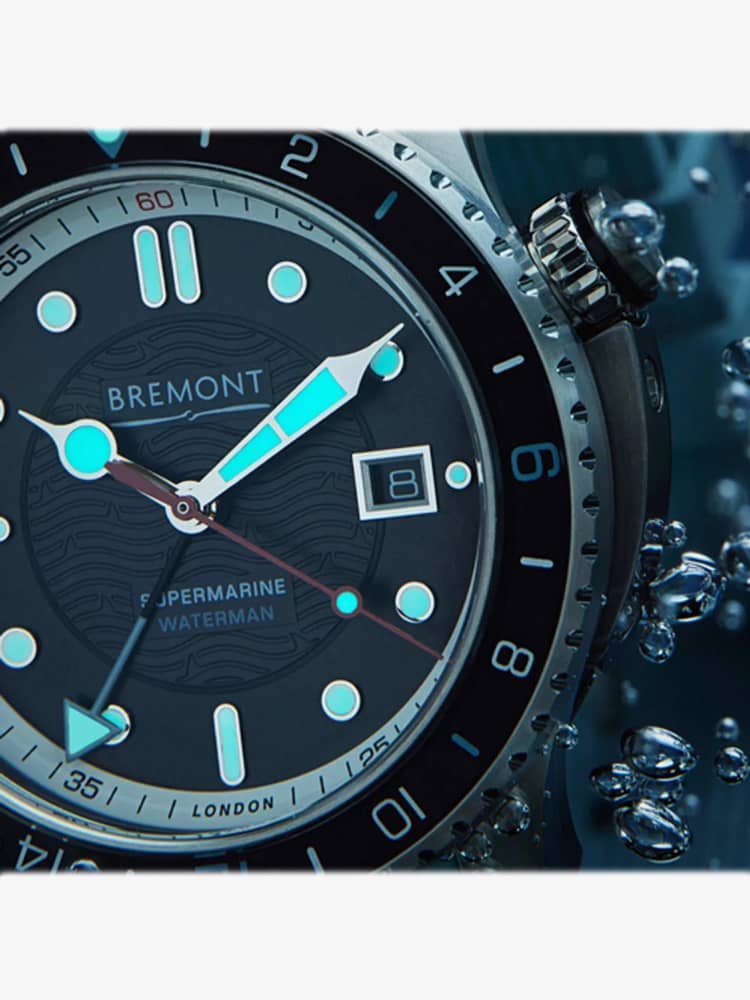 Bremont Mens Limited Edition Supermarine Waterman Apex Watch WATERMAN-APEX-R-S