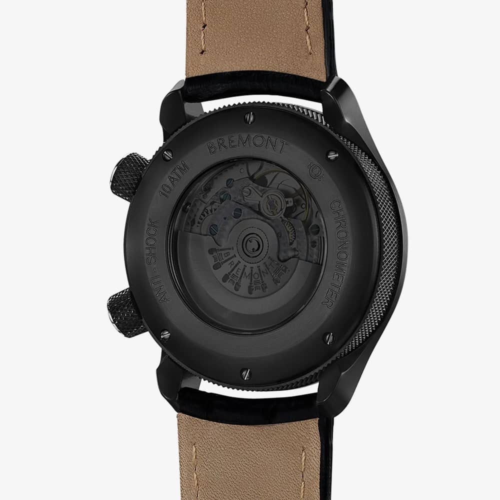 Bremont U2 Black Leather Strap Watch U2-51-R-S