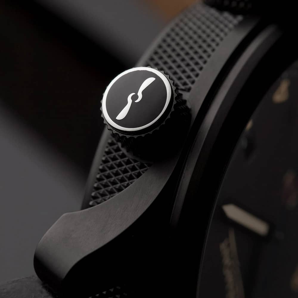 Bremont U2 Black Leather Strap Watch U2-51-R-S
