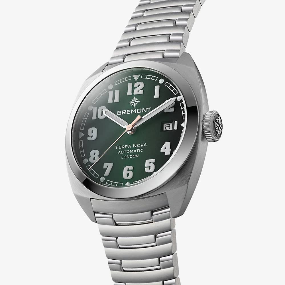 Bremont Terra Nova 40.5 Green Dial Automatic Watch TN40-DT-SS-GN-B