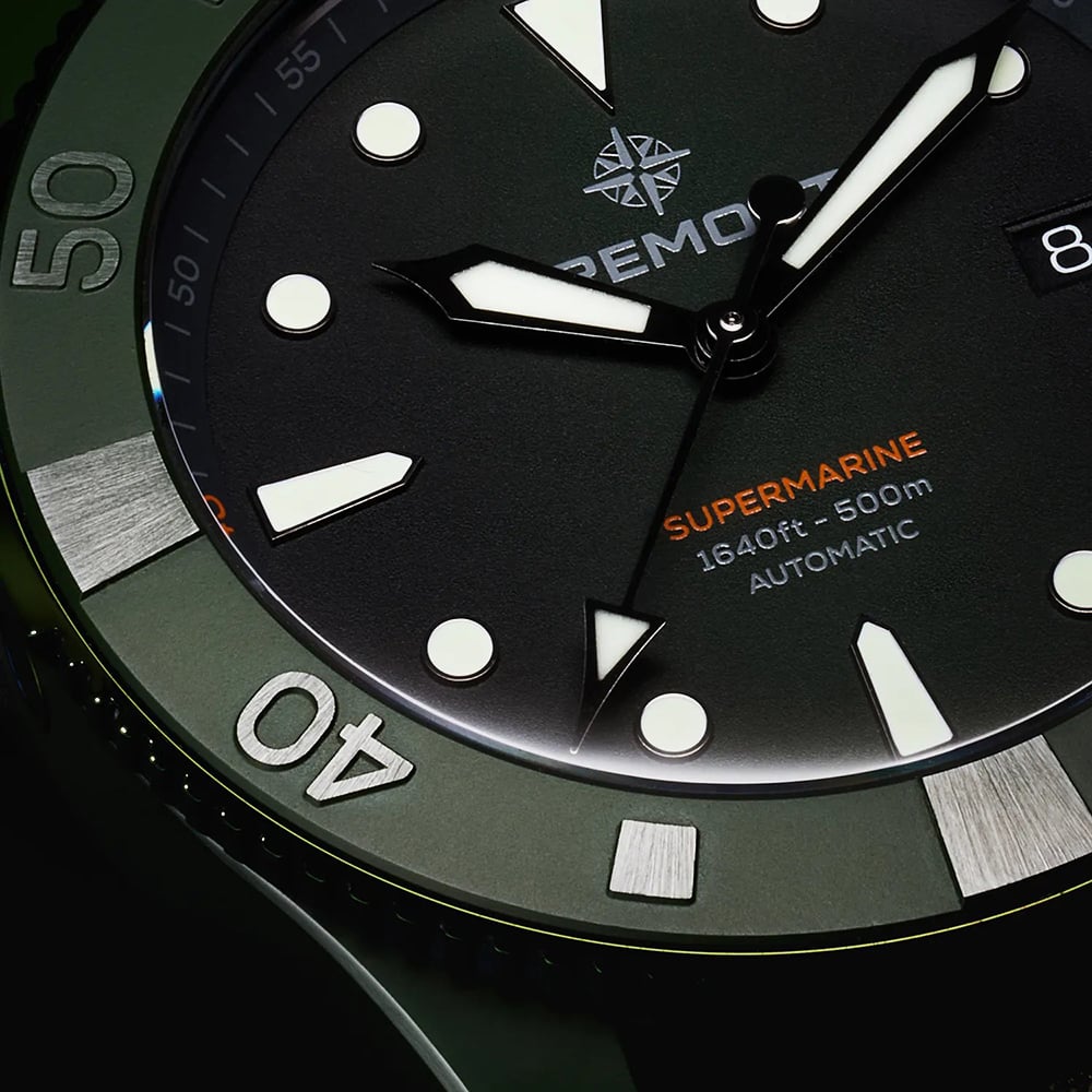 Bremont Supermarine Limited Edition Ceramic Jungle Green Watch SM43-DT-GNCER-GN-N-S