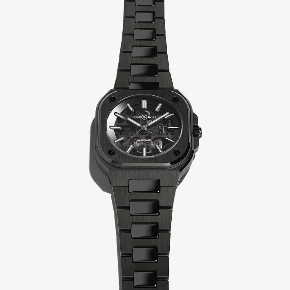 Bell & Ross BR05 Skeleton Ceramic Strap Watch BR05A-BL-SK-CE