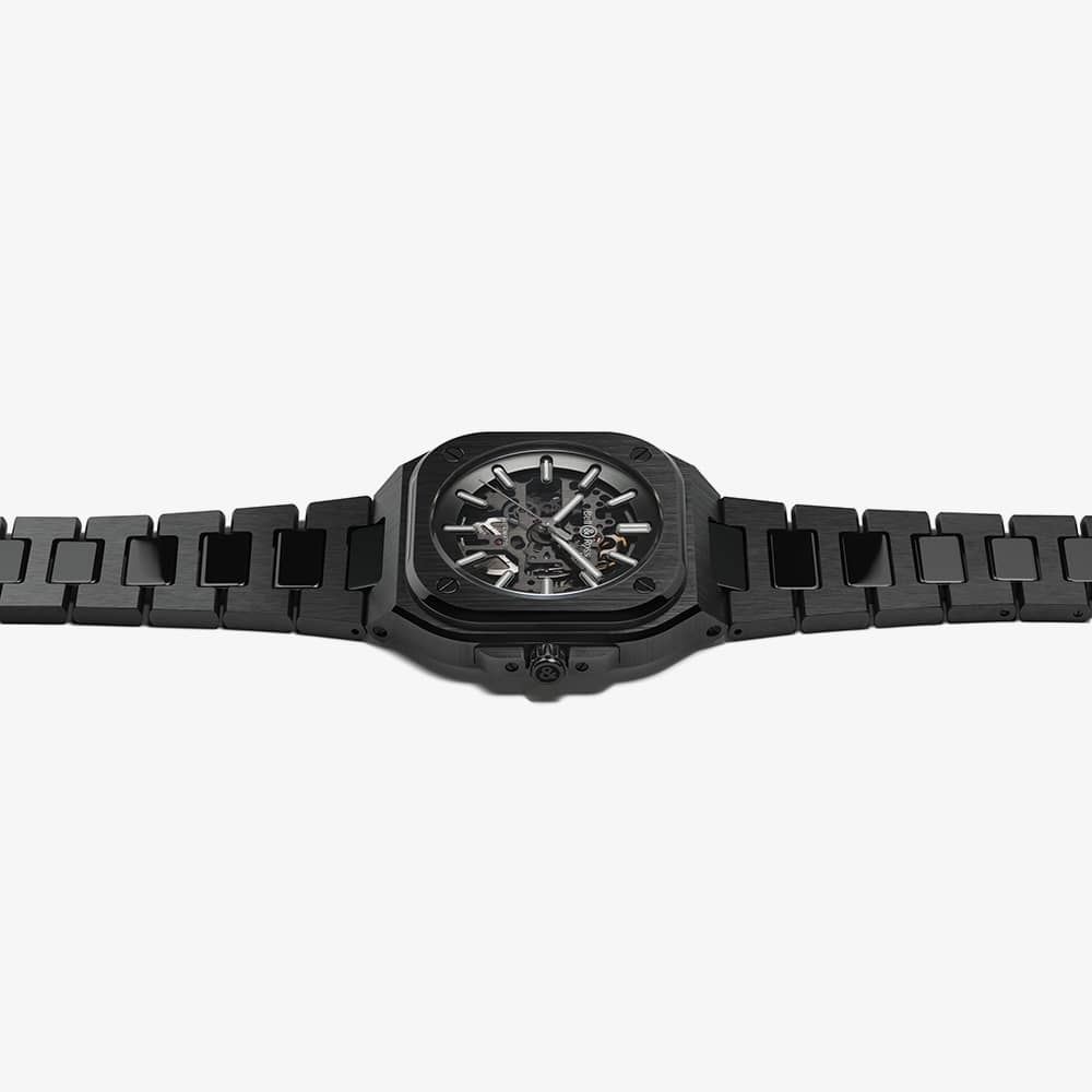 Bell & Ross BR05 Skeleton Ceramic Strap Watch BR05A-BL-SK-CE