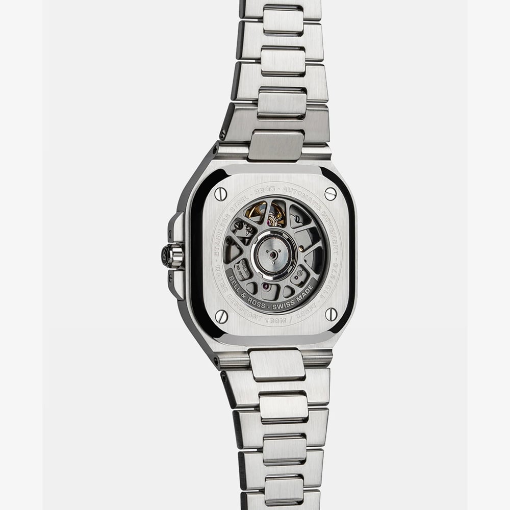 Bell & Ross Mens BR-05 Blue Dial Bracelet Watch BR05A-BLU-ST/SST
