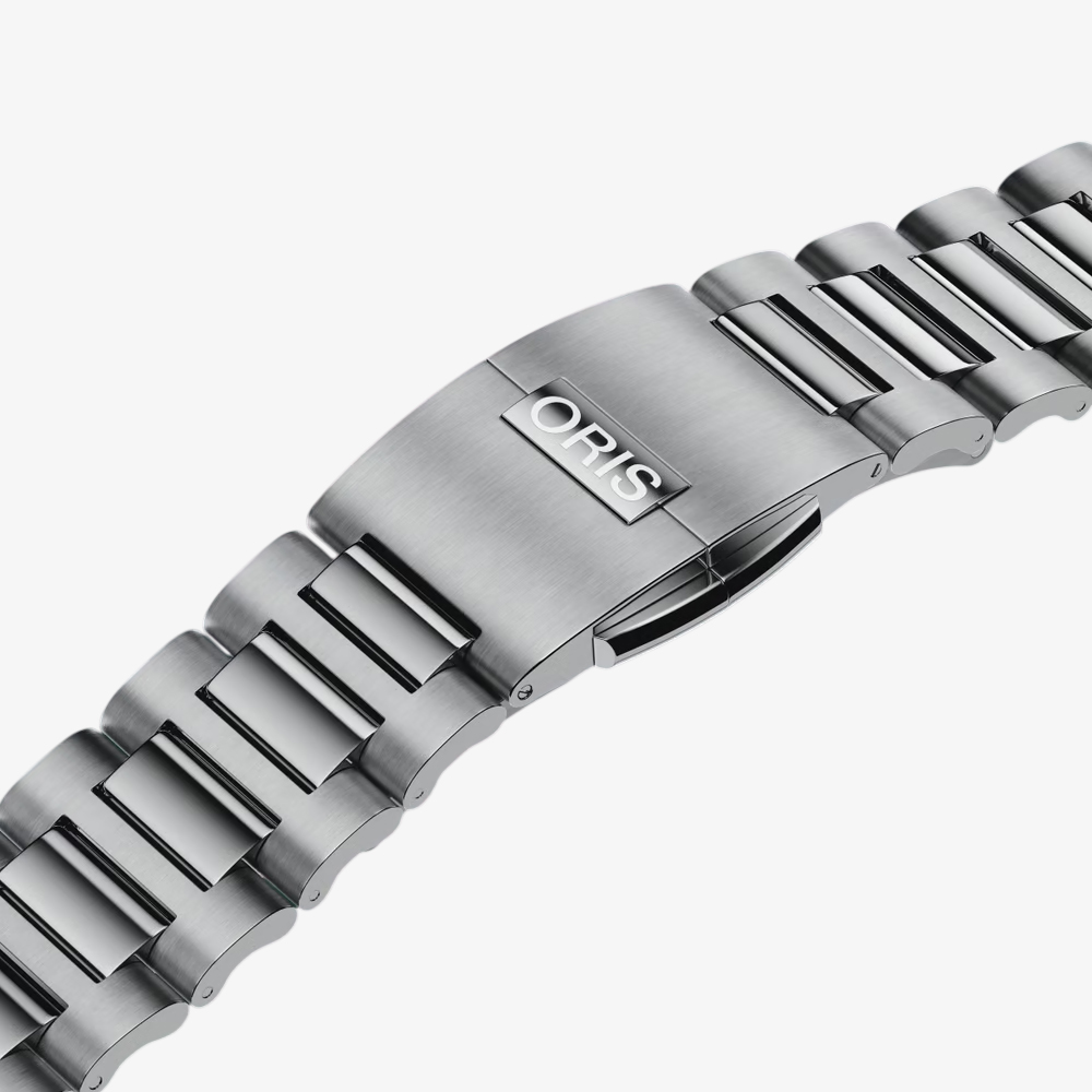 Oris Mens Artelier Complication Blue Dial Stainless Steel Bracelet Watch 01 782 7811 4055-07 8 20 20