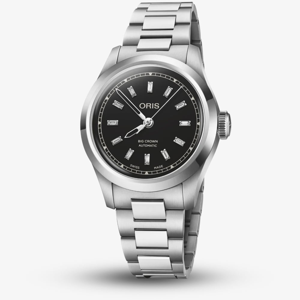 Oris Mens Big Crown Diamonds Black Watch 01 531 7797 4094-07 8 17 06