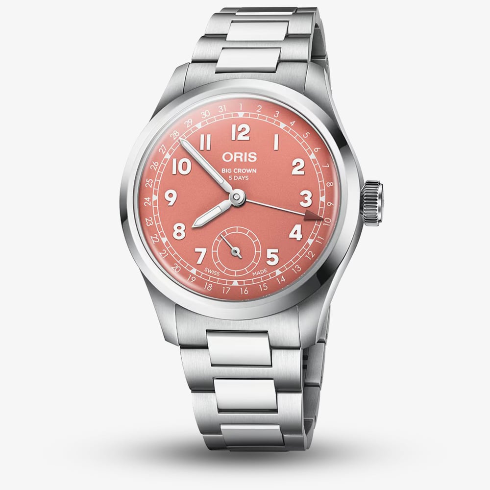 Oris Big Crown Pointer Date Calibre 403 Red Dial Watch 01 403 7799 4068-07 8 20 06
