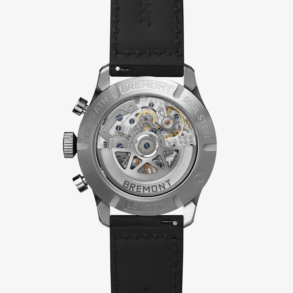 Bremont Mens Altitude Chronograph GMT Automatic Watch ALT42-CHR-G-SS-SI-L-S