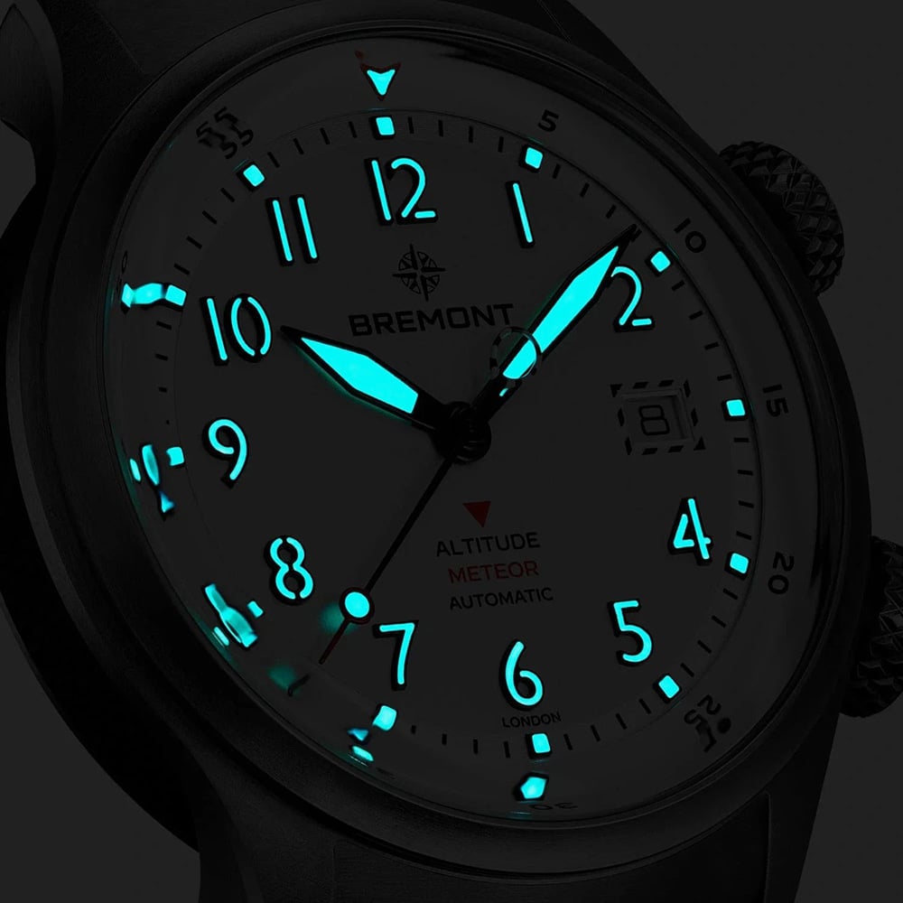 Bremont Mens Altitude MB Meteor NATO Strap Watch ALT42-MT-TI-SITI-N-S