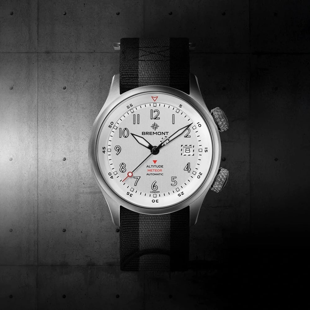 Bremont Mens Altitude MB Meteor NATO Strap Watch ALT42-MT-TI-SITI-N-S