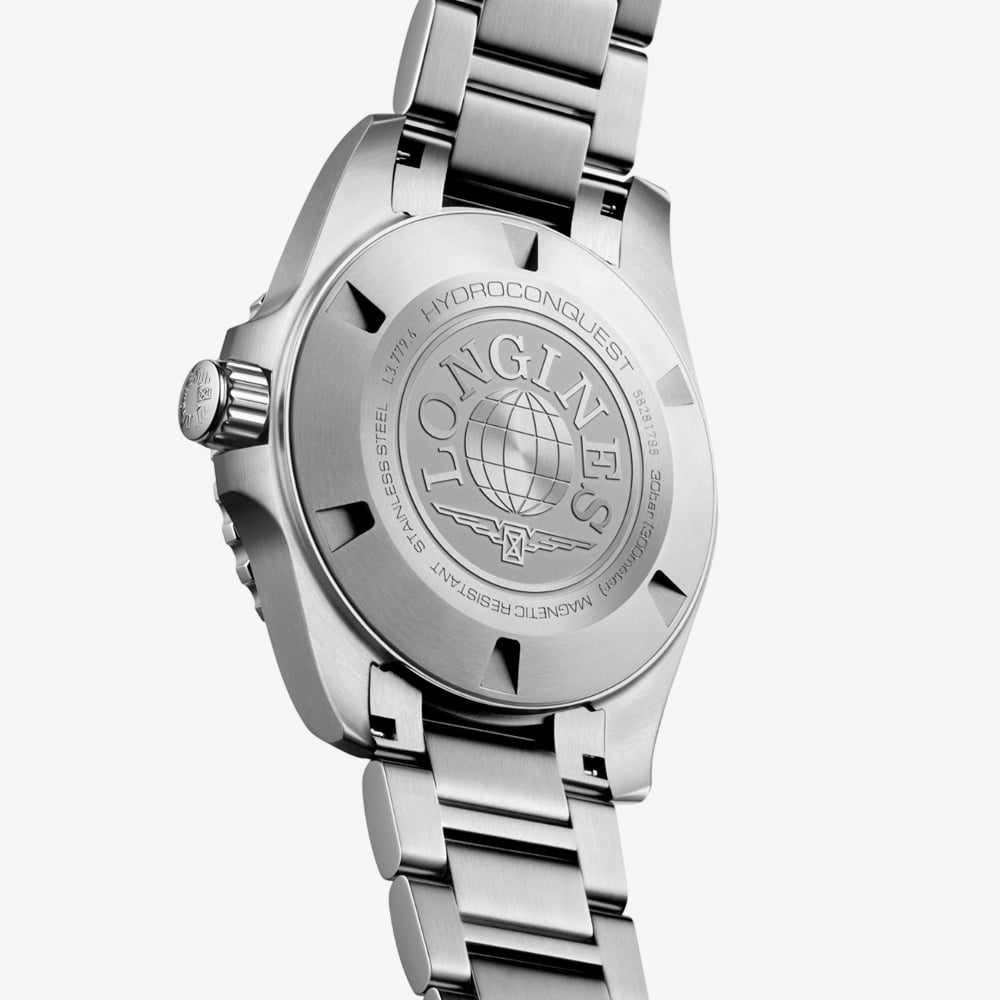 Longines Mens Hydroconquest Automatic Black Dial Watch L3.779.4.56.6