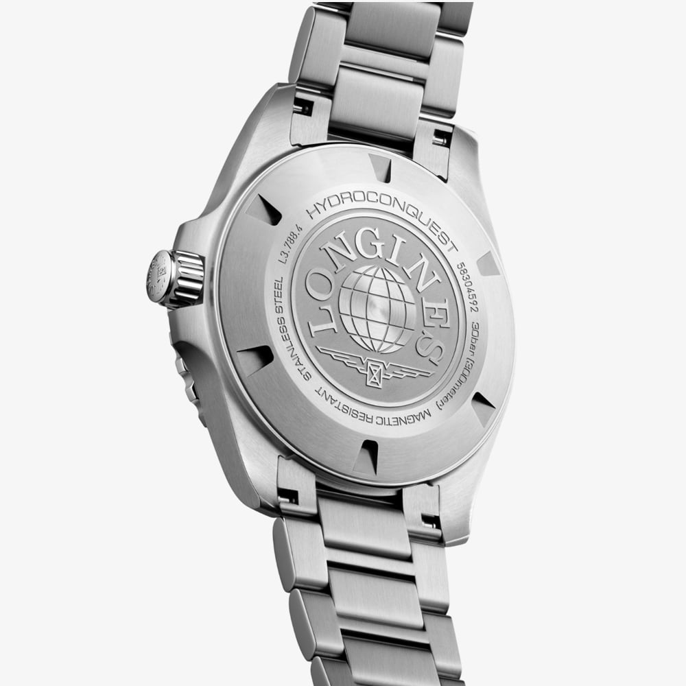 Longines Mens Hydroconquest Automatic 42mm Black Dial Watch L3.788.4.56.6