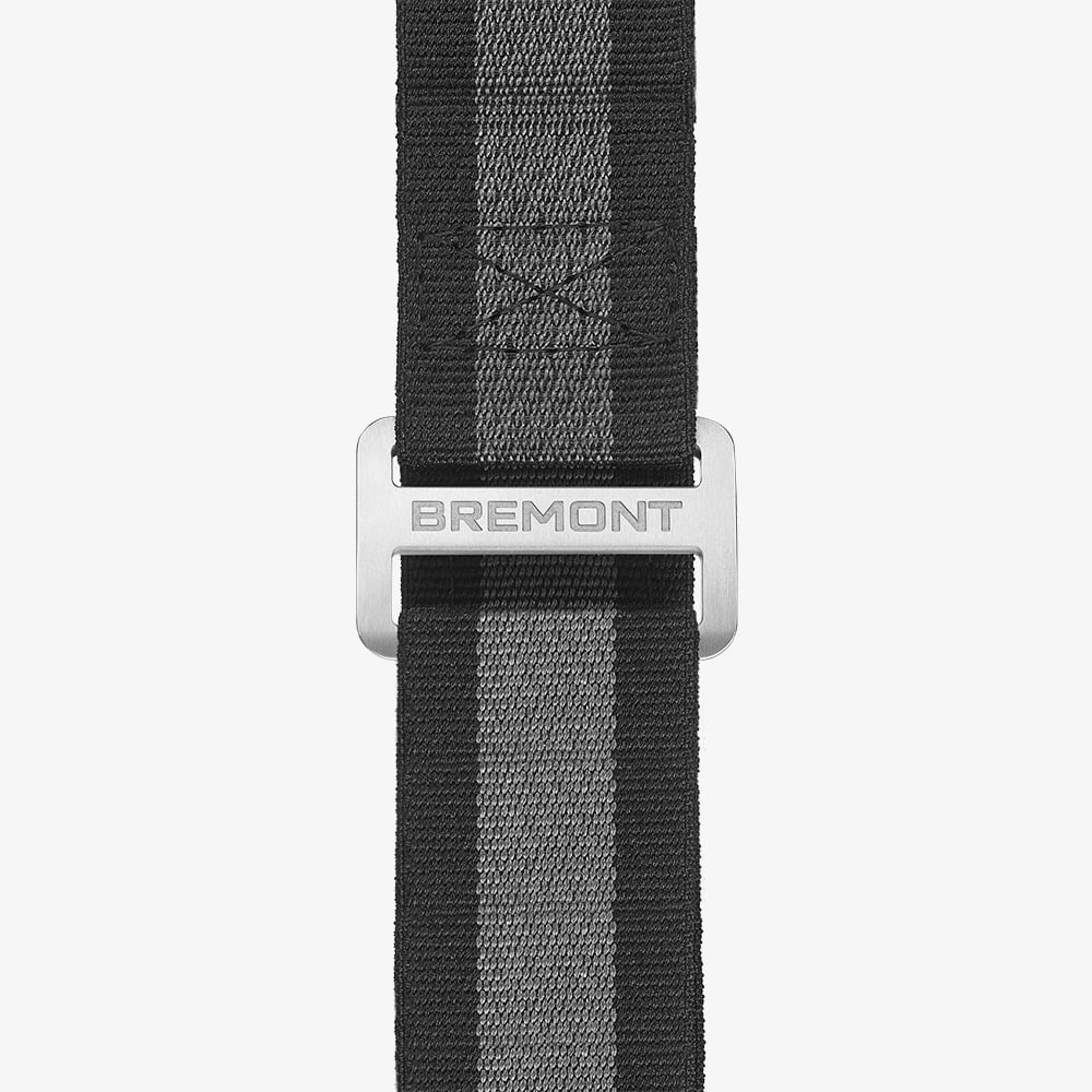 Bremont Mens Supermarine 500m Polar White Dial NATO Strap Watch SM43-DT-SS-WH-N-S