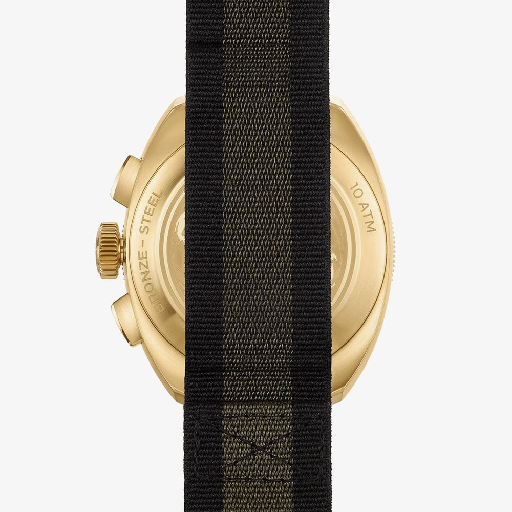 Bremont Mens Terra Nova Chronograph Bronze NATO Strap Watch TN42-CHR-BZ-GN-N-S