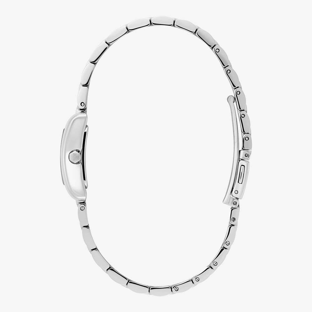 Olivia Burton Mini Grove Silver Rectangle Watch 24000281