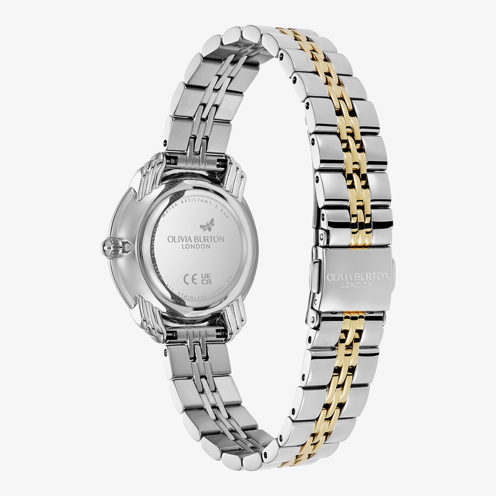 Olivia Burton Art Deco 2.0 Two Tone Irridescent Dial Watch 24000296
