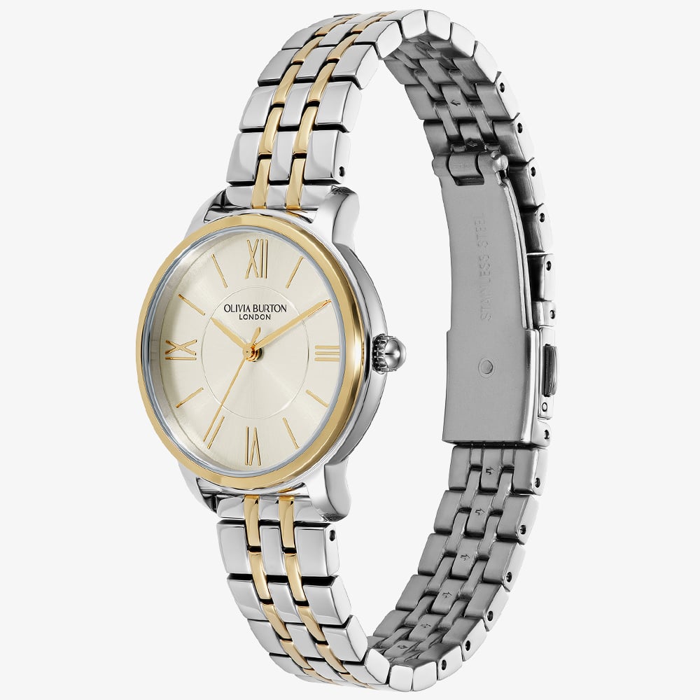 Olivia Burton Ladies Westbourne Two Colour Bracelet Watch 24000351