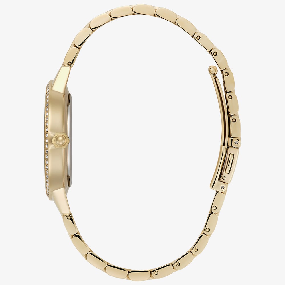Olivia Burton Ladies Captivate Gold Plated Bracelet Watch 24000347