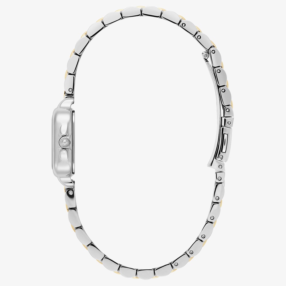Olivia Burton Ladies Mini Grosvenor Two Colour Bracelet Watch 24000365
