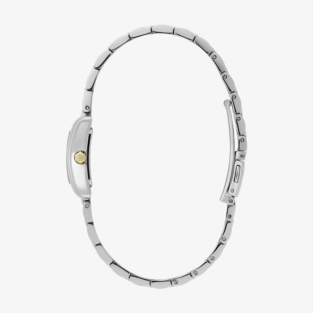 Olivia Burton Ladies Mini Grove Ivory Dial Two-Tone Stainless Steel Bracelet Watch 24000435