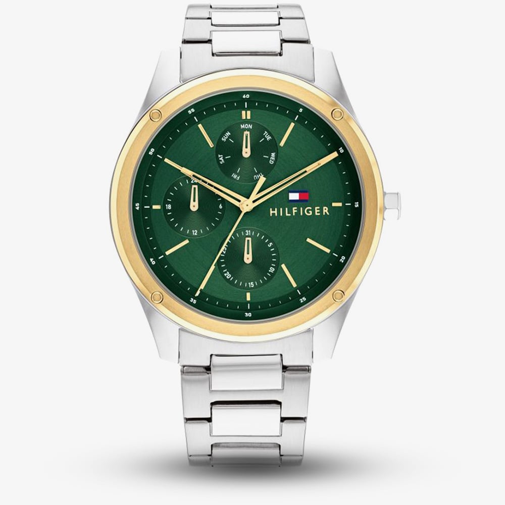 House of Watches - Tommy Hilfiger Mens Tyler Green Dial Watch 1710537