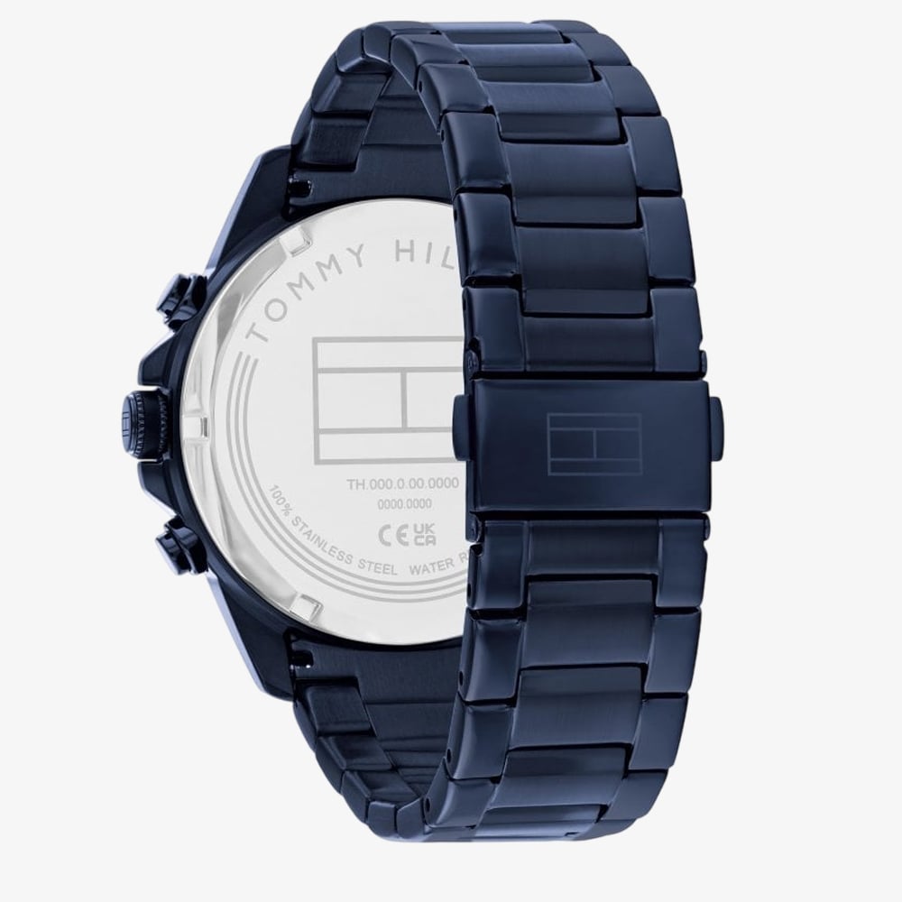 Tommy Hilfiger Mens Lars Blue Multifunction Watch 1710652