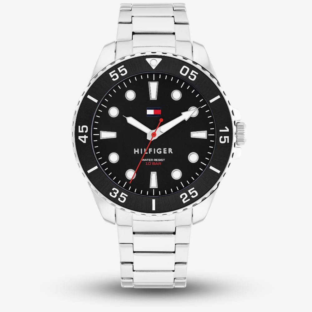 House of Watches - Tommy Hilfiger Mens Oceanic Black Watch 1792203